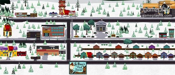 South Park: The Stick of Truth Map